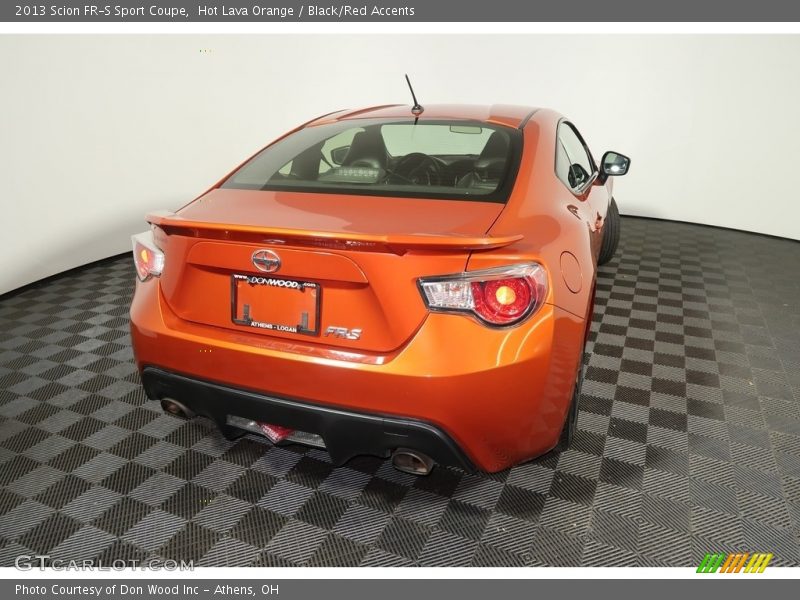 Hot Lava Orange / Black/Red Accents 2013 Scion FR-S Sport Coupe