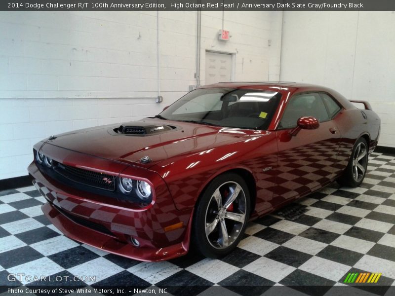 High Octane Red Pearl / Anniversary Dark Slate Gray/Foundry Black 2014 Dodge Challenger R/T 100th Anniversary Edition