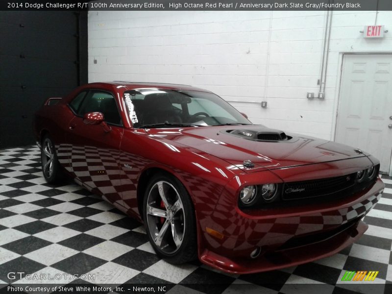 High Octane Red Pearl / Anniversary Dark Slate Gray/Foundry Black 2014 Dodge Challenger R/T 100th Anniversary Edition