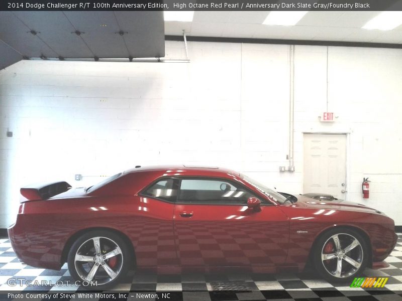 High Octane Red Pearl / Anniversary Dark Slate Gray/Foundry Black 2014 Dodge Challenger R/T 100th Anniversary Edition