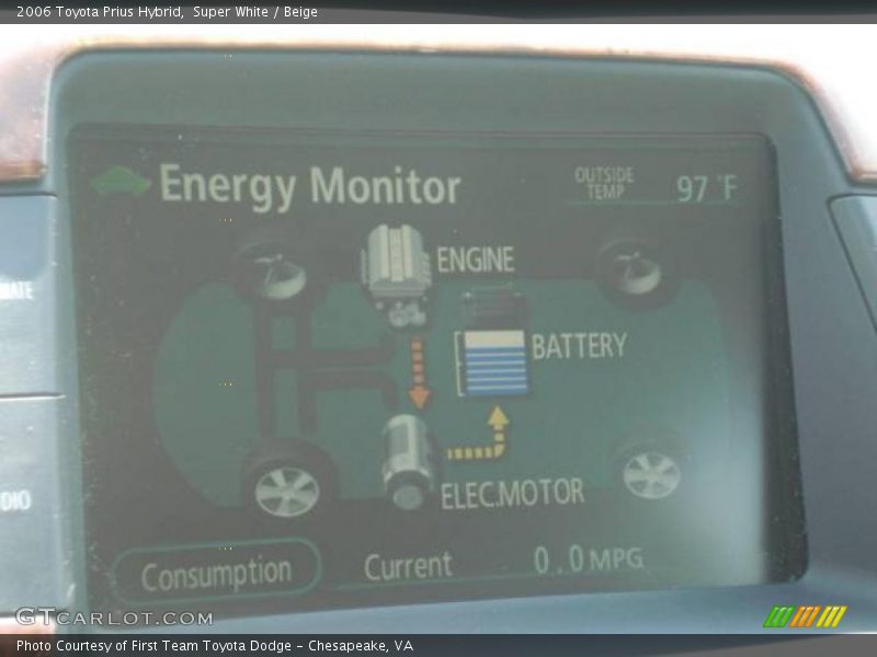 Super White / Beige 2006 Toyota Prius Hybrid