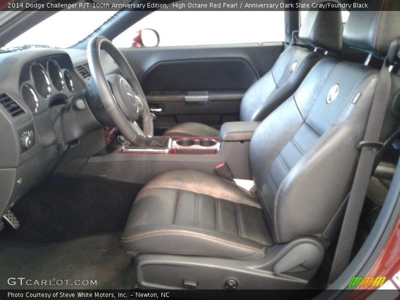 High Octane Red Pearl / Anniversary Dark Slate Gray/Foundry Black 2014 Dodge Challenger R/T 100th Anniversary Edition