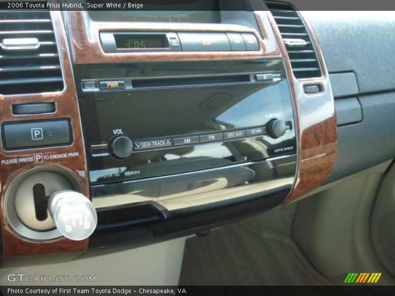 Super White / Beige 2006 Toyota Prius Hybrid