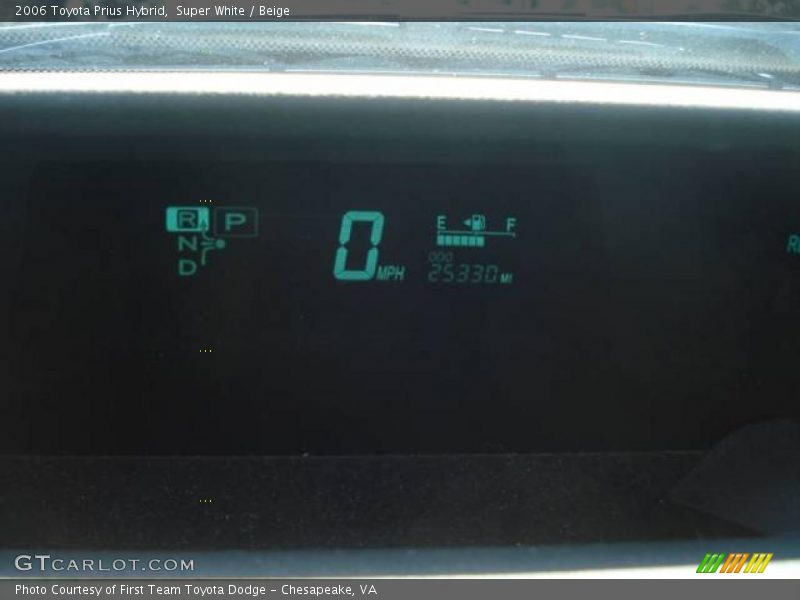 Super White / Beige 2006 Toyota Prius Hybrid