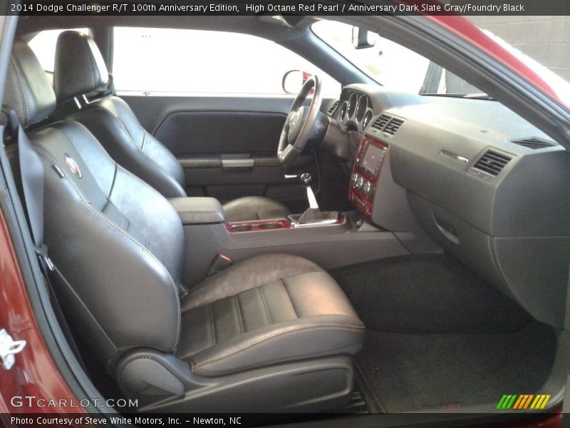 High Octane Red Pearl / Anniversary Dark Slate Gray/Foundry Black 2014 Dodge Challenger R/T 100th Anniversary Edition