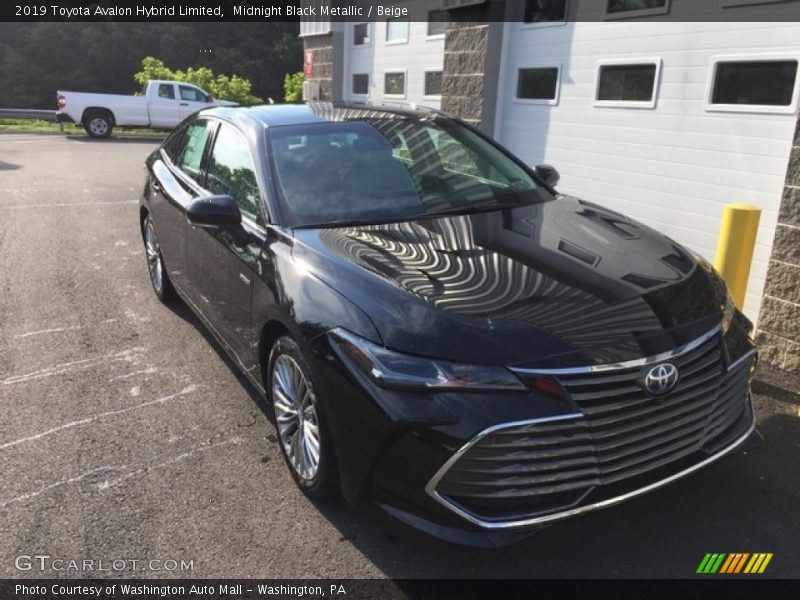 Midnight Black Metallic / Beige 2019 Toyota Avalon Hybrid Limited
