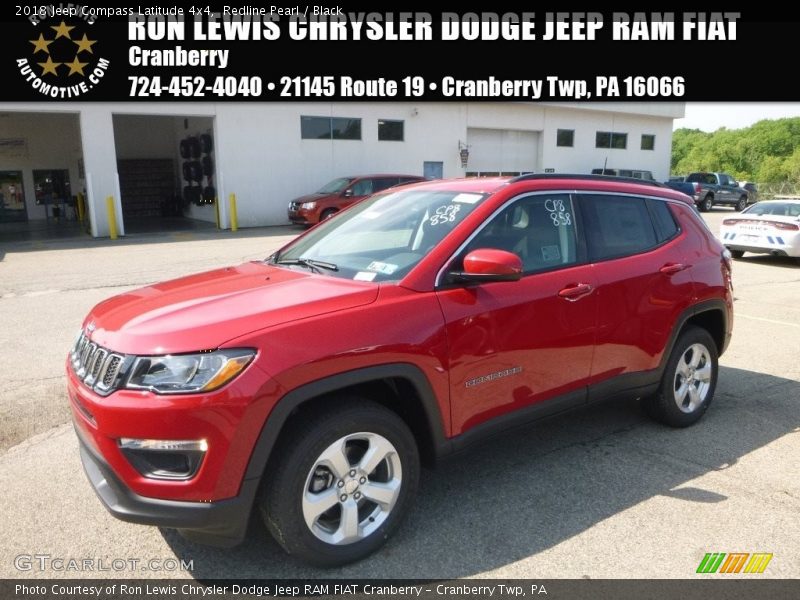 Redline Pearl / Black 2018 Jeep Compass Latitude 4x4