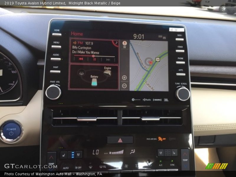 Controls of 2019 Avalon Hybrid Limited