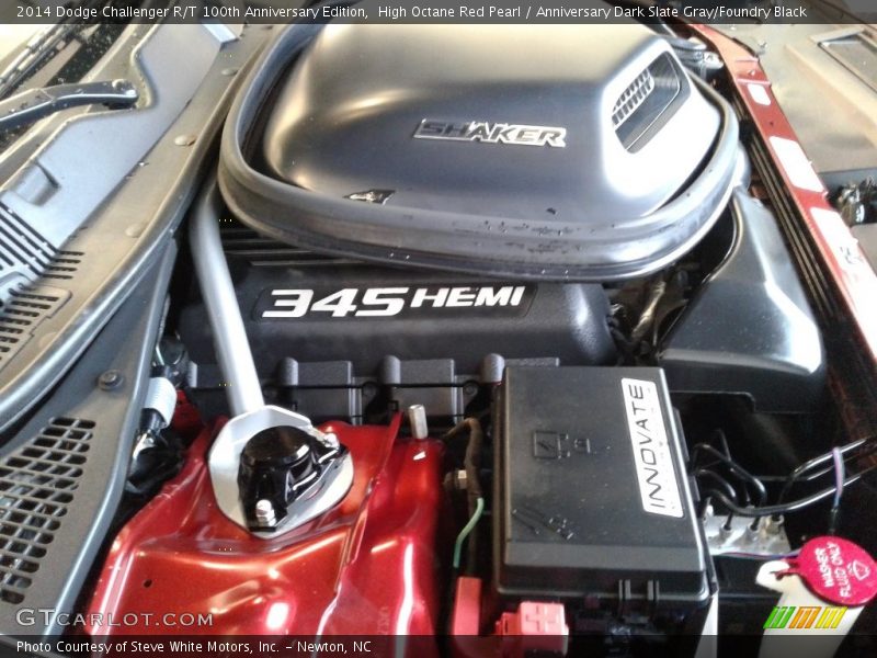 High Octane Red Pearl / Anniversary Dark Slate Gray/Foundry Black 2014 Dodge Challenger R/T 100th Anniversary Edition
