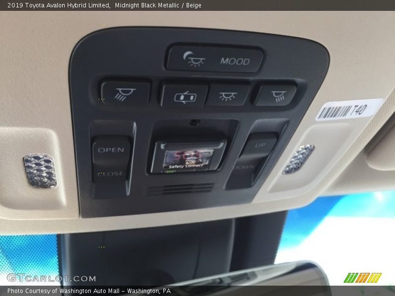 Midnight Black Metallic / Beige 2019 Toyota Avalon Hybrid Limited