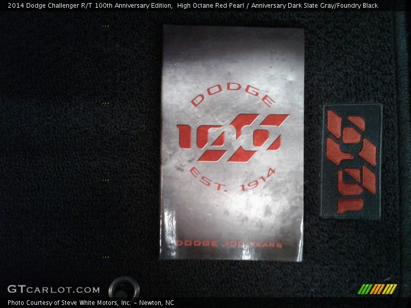 High Octane Red Pearl / Anniversary Dark Slate Gray/Foundry Black 2014 Dodge Challenger R/T 100th Anniversary Edition