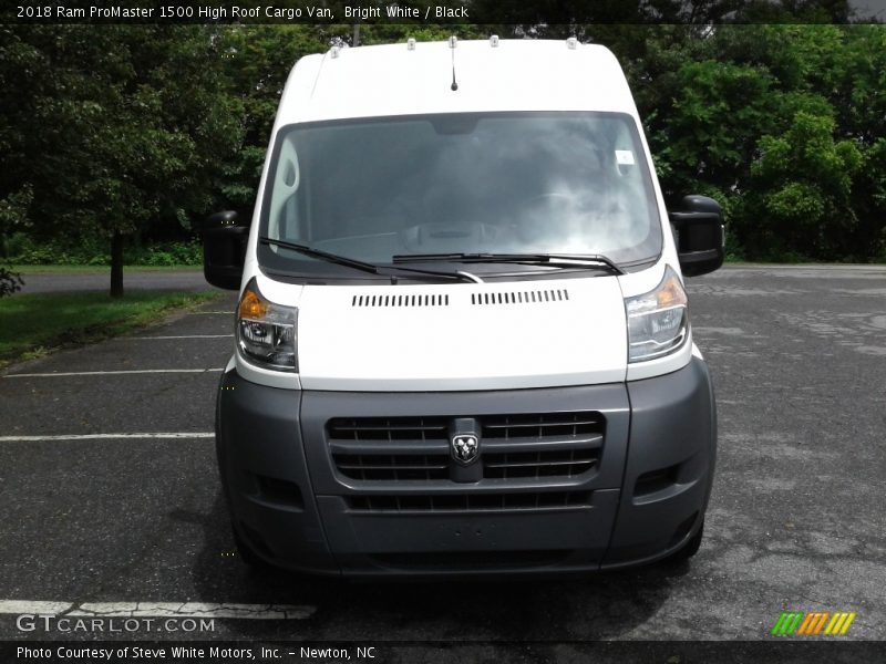 Bright White / Black 2018 Ram ProMaster 1500 High Roof Cargo Van