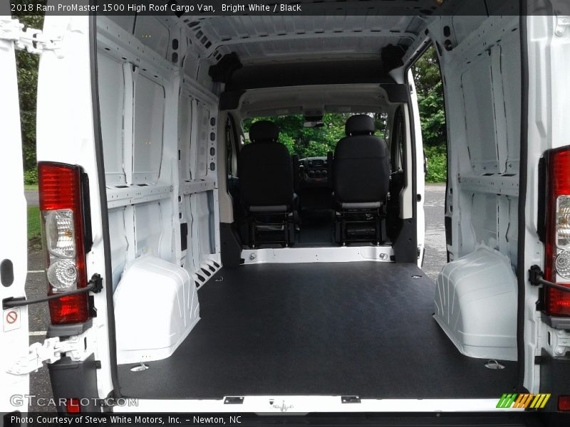 Bright White / Black 2018 Ram ProMaster 1500 High Roof Cargo Van