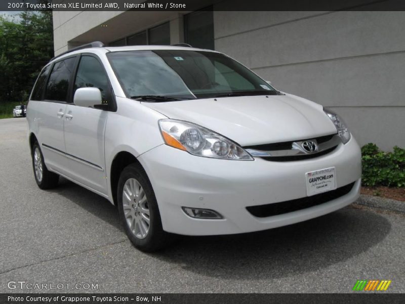 Natural White / Stone 2007 Toyota Sienna XLE Limited AWD