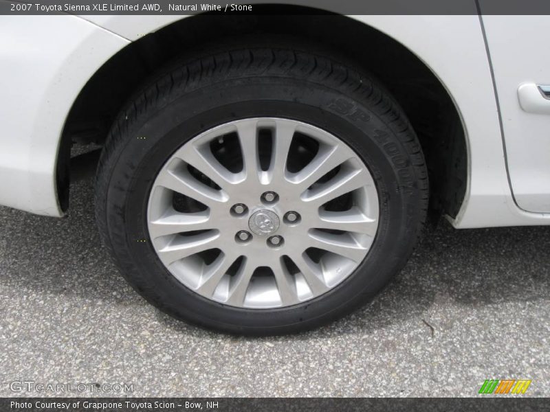 Natural White / Stone 2007 Toyota Sienna XLE Limited AWD
