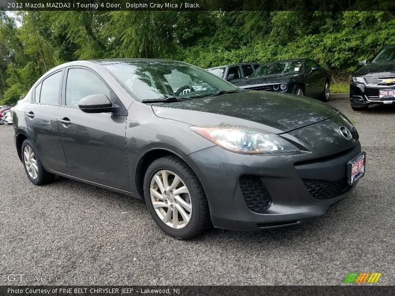 Dolphin Gray Mica / Black 2012 Mazda MAZDA3 i Touring 4 Door