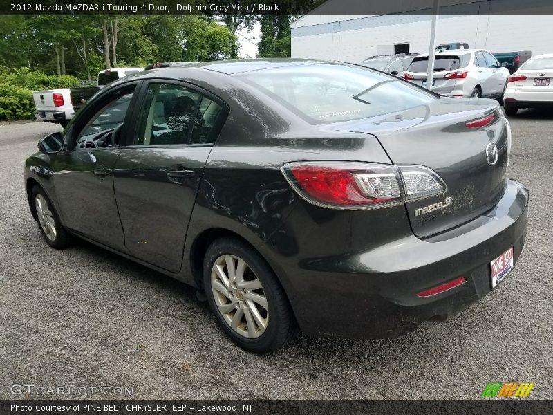 Dolphin Gray Mica / Black 2012 Mazda MAZDA3 i Touring 4 Door