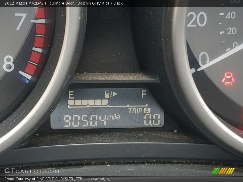 Dolphin Gray Mica / Black 2012 Mazda MAZDA3 i Touring 4 Door