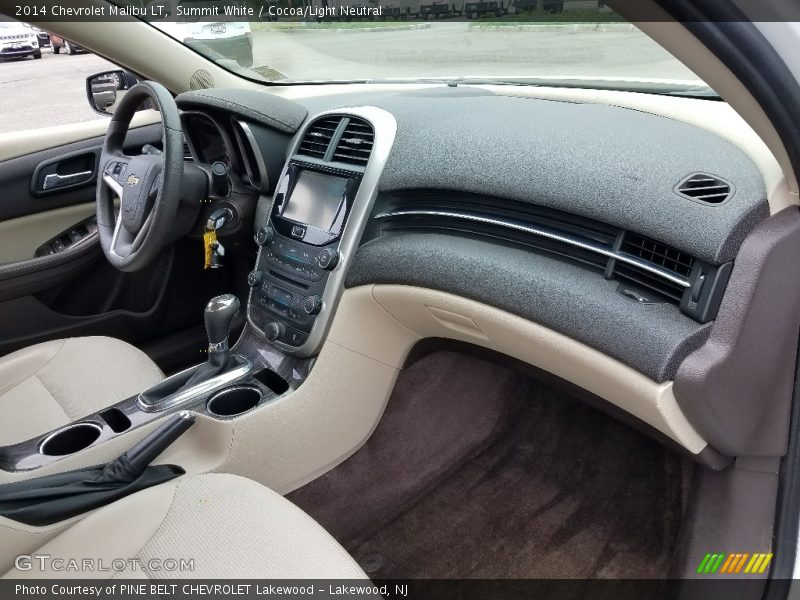 Summit White / Cocoa/Light Neutral 2014 Chevrolet Malibu LT