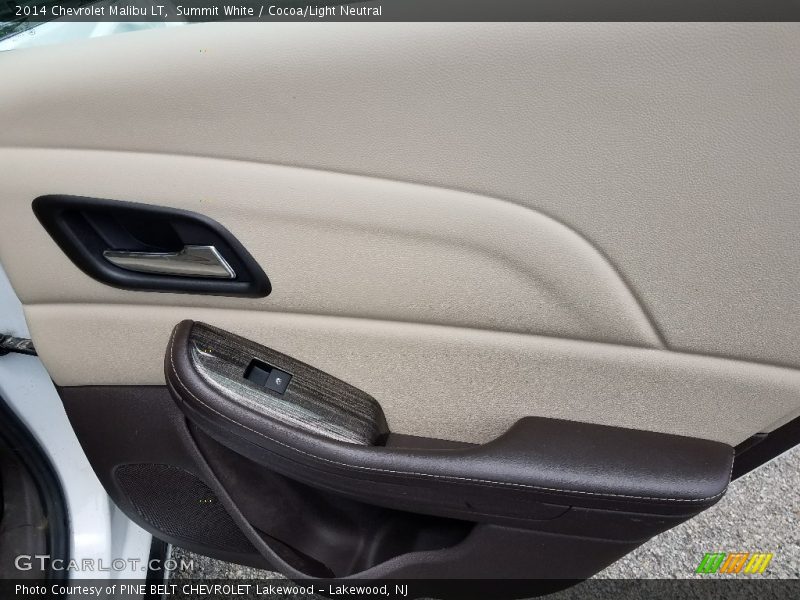 Summit White / Cocoa/Light Neutral 2014 Chevrolet Malibu LT