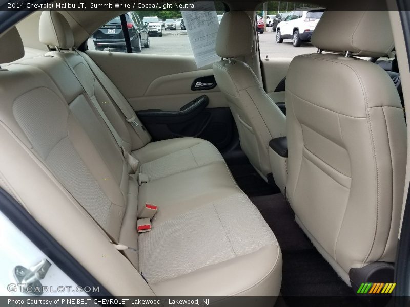 Summit White / Cocoa/Light Neutral 2014 Chevrolet Malibu LT