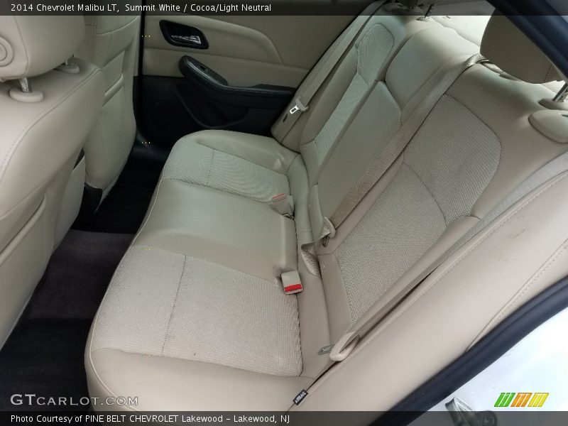 Summit White / Cocoa/Light Neutral 2014 Chevrolet Malibu LT