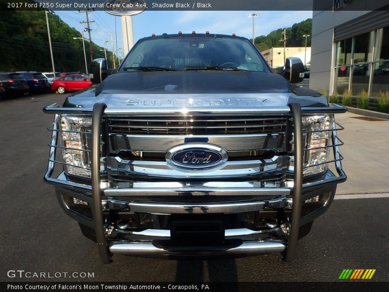 Shadow Black / Black 2017 Ford F250 Super Duty Lariat Crew Cab 4x4