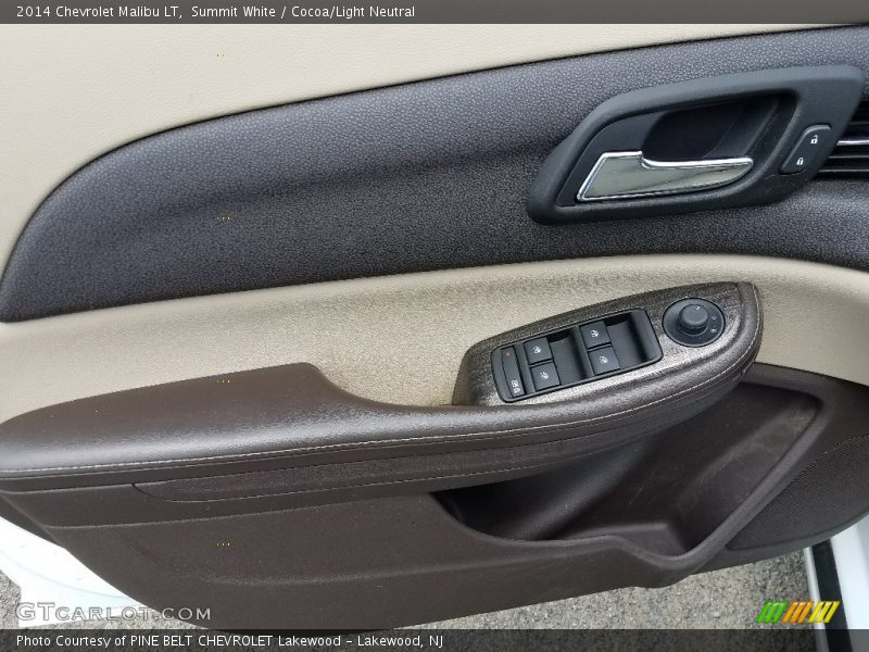 Summit White / Cocoa/Light Neutral 2014 Chevrolet Malibu LT