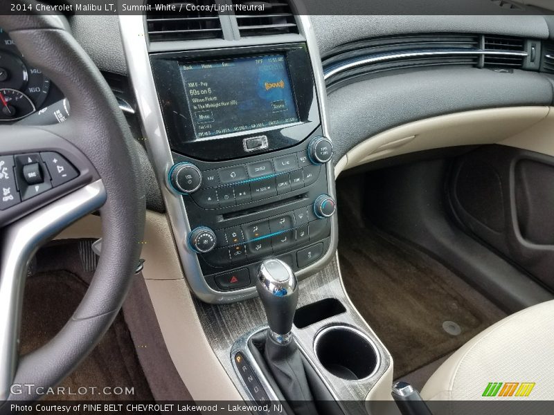 Summit White / Cocoa/Light Neutral 2014 Chevrolet Malibu LT