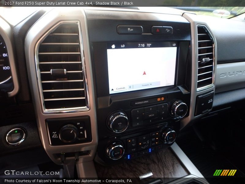 Shadow Black / Black 2017 Ford F250 Super Duty Lariat Crew Cab 4x4