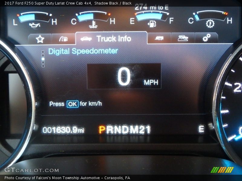 Shadow Black / Black 2017 Ford F250 Super Duty Lariat Crew Cab 4x4