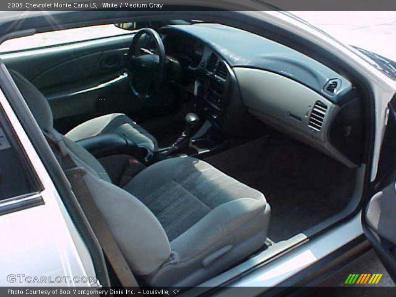 White / Medium Gray 2005 Chevrolet Monte Carlo LS