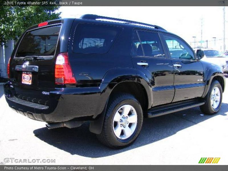 Black / Taupe 2008 Toyota 4Runner SR5 4x4