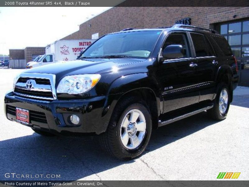 Black / Taupe 2008 Toyota 4Runner SR5 4x4