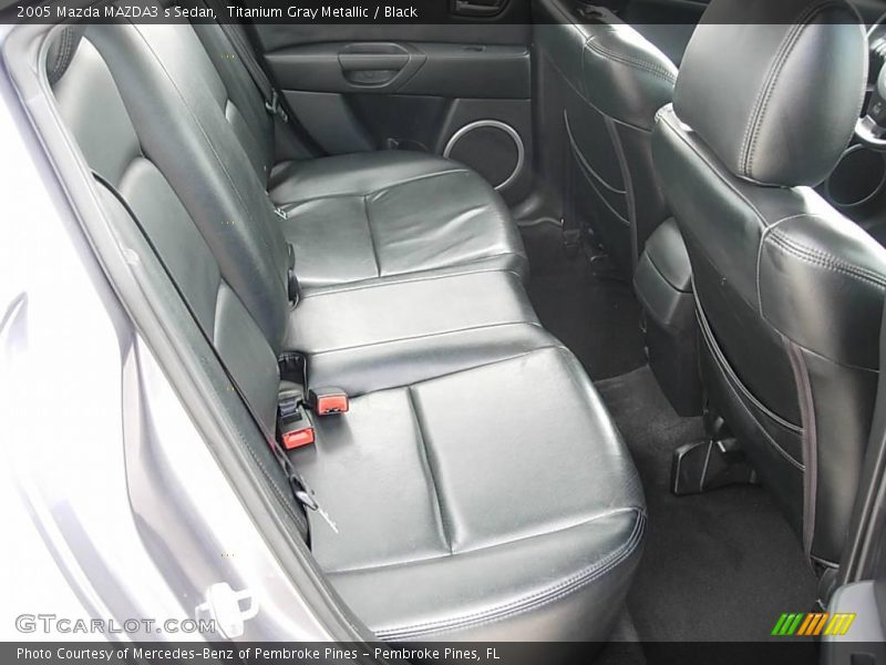 Titanium Gray Metallic / Black 2005 Mazda MAZDA3 s Sedan