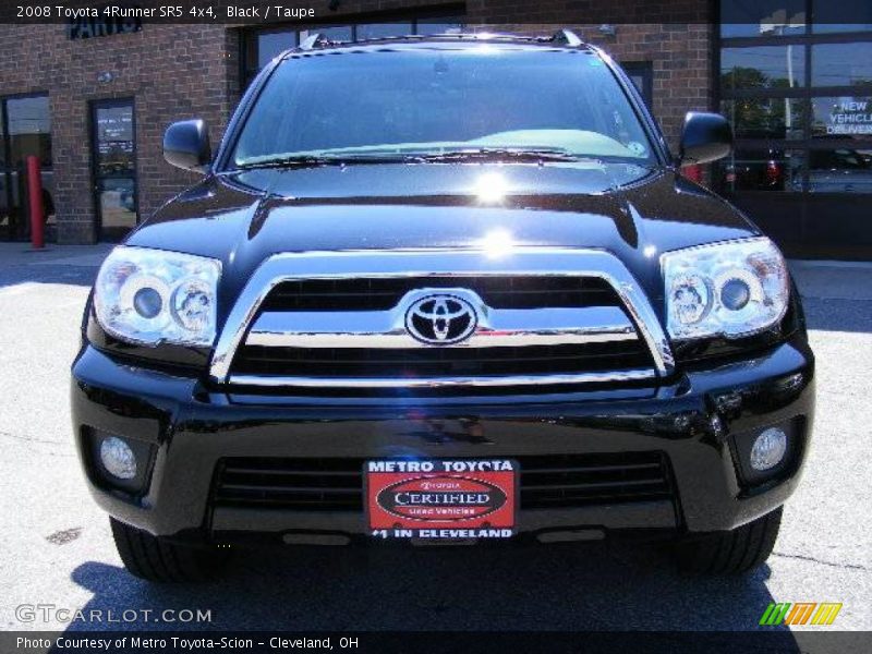 Black / Taupe 2008 Toyota 4Runner SR5 4x4