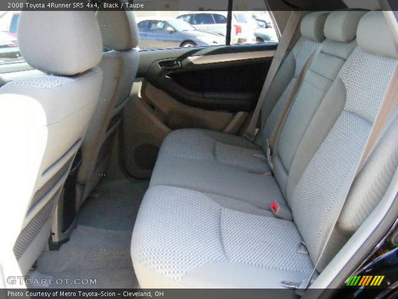 Black / Taupe 2008 Toyota 4Runner SR5 4x4