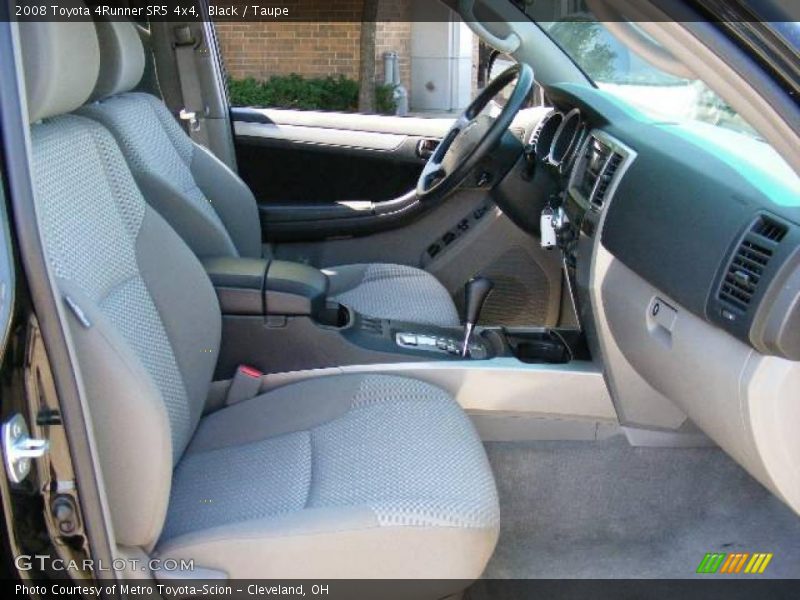 Black / Taupe 2008 Toyota 4Runner SR5 4x4