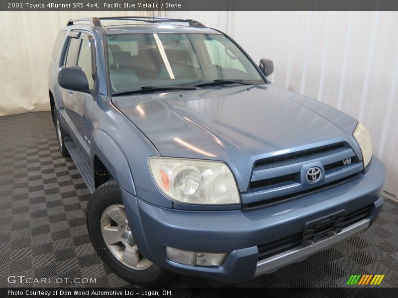 Pacific Blue Metallic / Stone 2003 Toyota 4Runner SR5 4x4