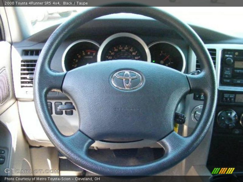 Black / Taupe 2008 Toyota 4Runner SR5 4x4