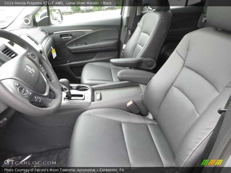 Front Seat of 2019 Ridgeline RTL-T AWD