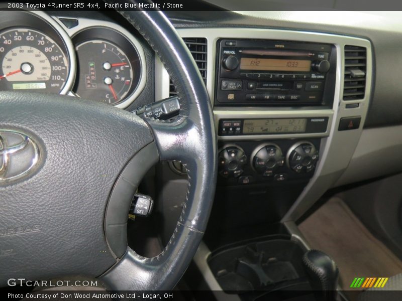 Pacific Blue Metallic / Stone 2003 Toyota 4Runner SR5 4x4