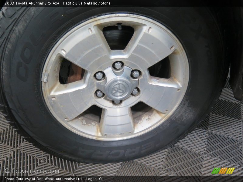 Pacific Blue Metallic / Stone 2003 Toyota 4Runner SR5 4x4