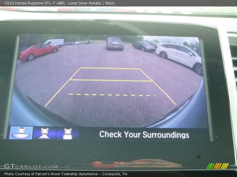 Lunar Silver Metallic / Black 2019 Honda Ridgeline RTL-T AWD