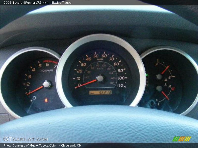 Black / Taupe 2008 Toyota 4Runner SR5 4x4