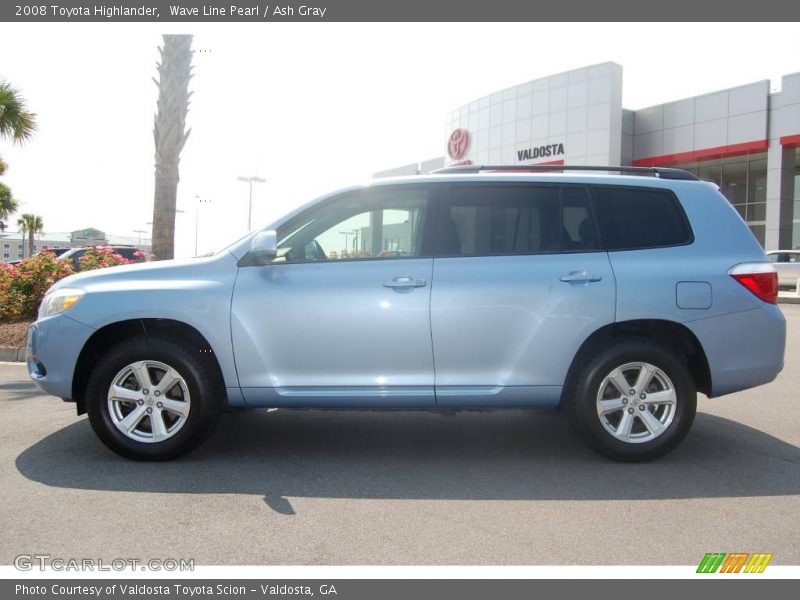 Wave Line Pearl / Ash Gray 2008 Toyota Highlander