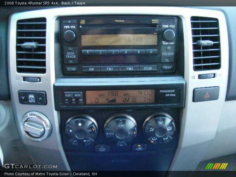 Black / Taupe 2008 Toyota 4Runner SR5 4x4