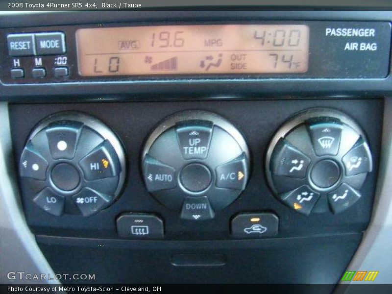 Black / Taupe 2008 Toyota 4Runner SR5 4x4