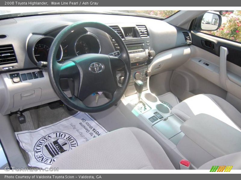 Wave Line Pearl / Ash Gray 2008 Toyota Highlander