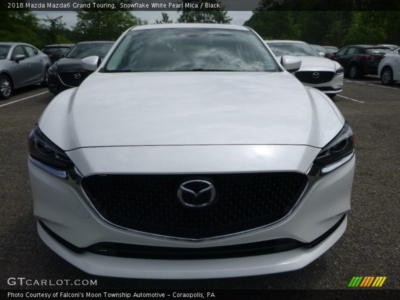Snowflake White Pearl Mica / Black 2018 Mazda Mazda6 Grand Touring